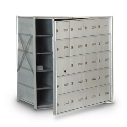 CAD Drawings American Postal Manufacturing Co. Front Loading 19-Door Horizontal Mailbox